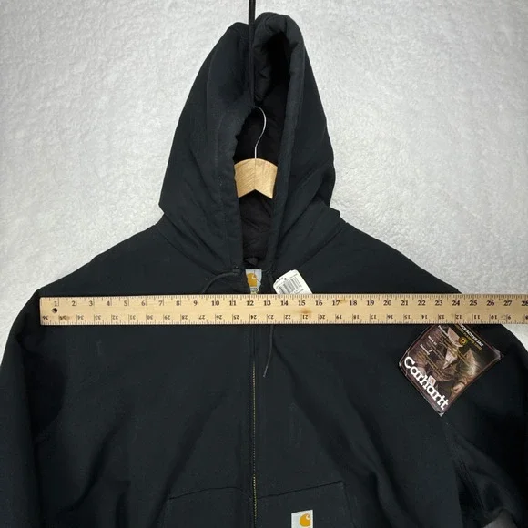 Carhartt Active Jacket Quilt Lined Mens 2XL J140‎ BLK Black NOS NWT - Picture 10 of 14